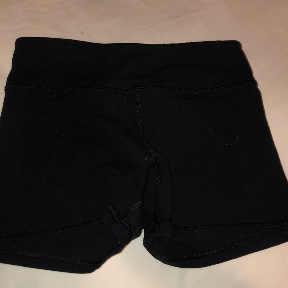 black booty shorts